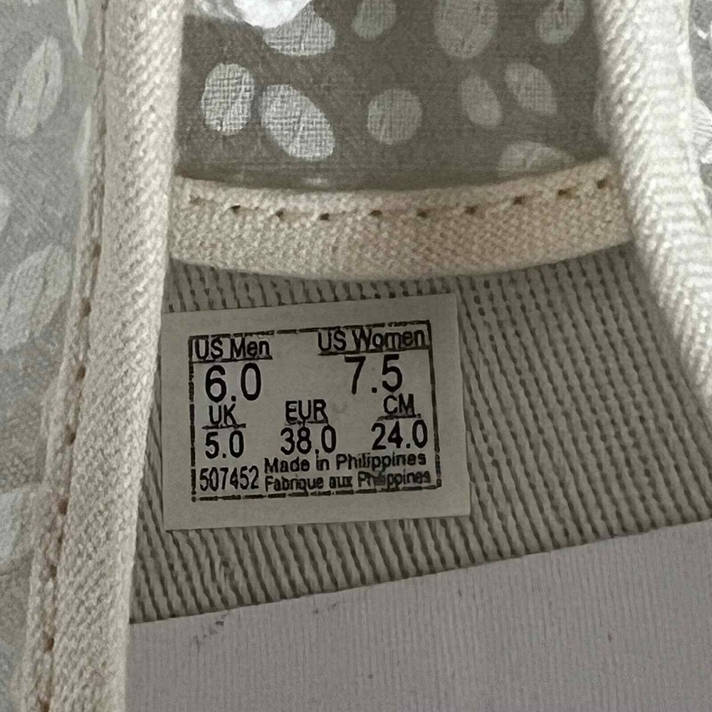 Vans Authentic Modular Mesh Polka Dot Gum Sole Sneakers White NWT Womens 7.5 - Picture 16 of 16